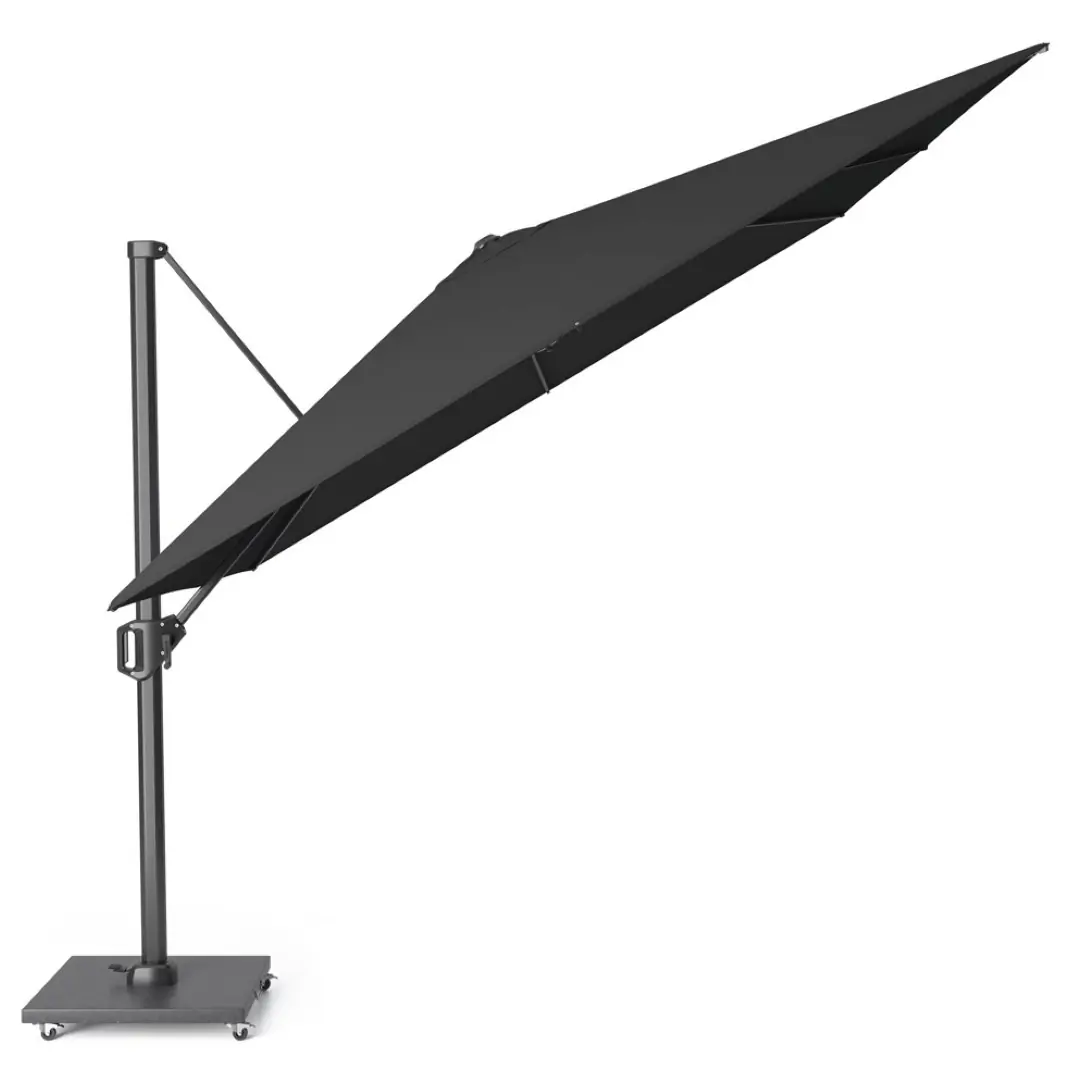 Zweefparasol Challenger T1 3x3 meter Zwart zonwering Platinum