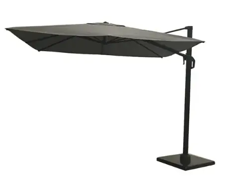 Zweefparasol Coolfit T1 3,0x3,0 m antraciet Platinum