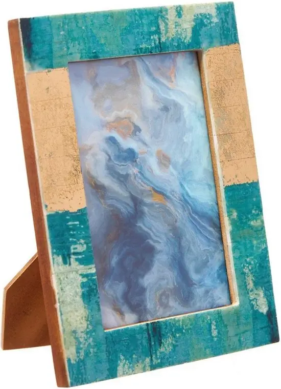 Photo frame bone blue 10x15 cm HD Collection