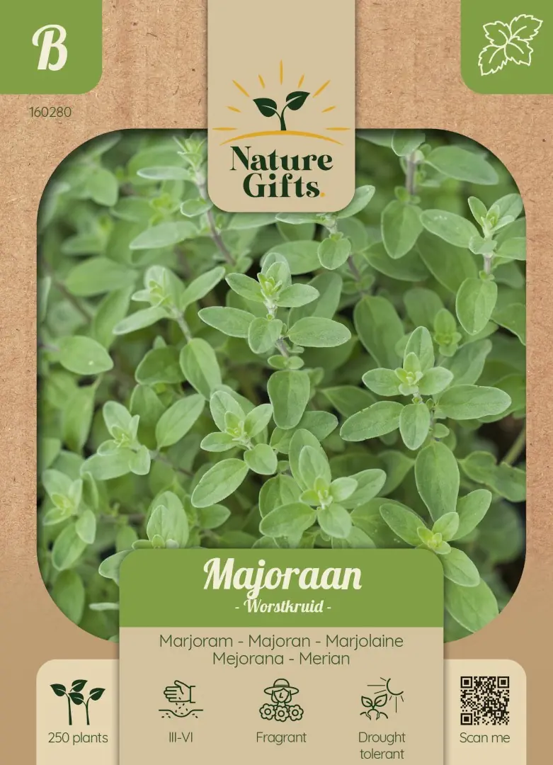 Majoraan Worstkruid kruidenzaad Nature Gifts Baltus