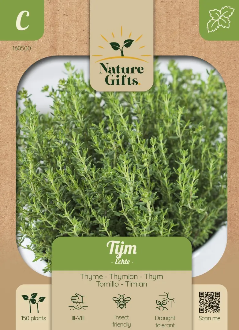Tijm Echte Vulgaris kruidenzaad Nature Gifts Baltus