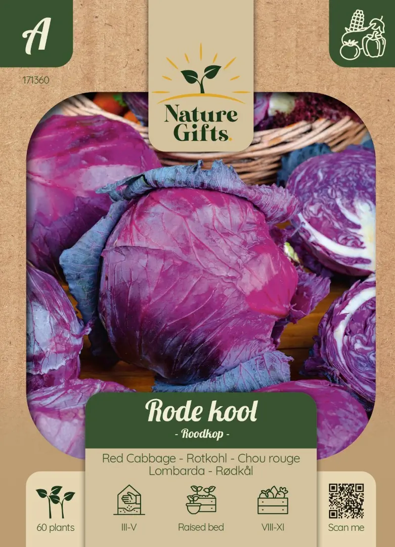 Rode kool Roodkop groentenzaad Nature Gifts Baltus