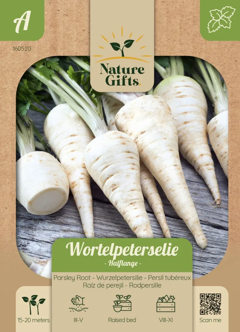 Wortelpeterselie Halflange kruidenzaad Nature Gifts Baltus