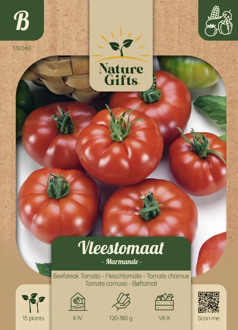 Tomaat Marmande groentenzaad Nature Gifts Baltus
