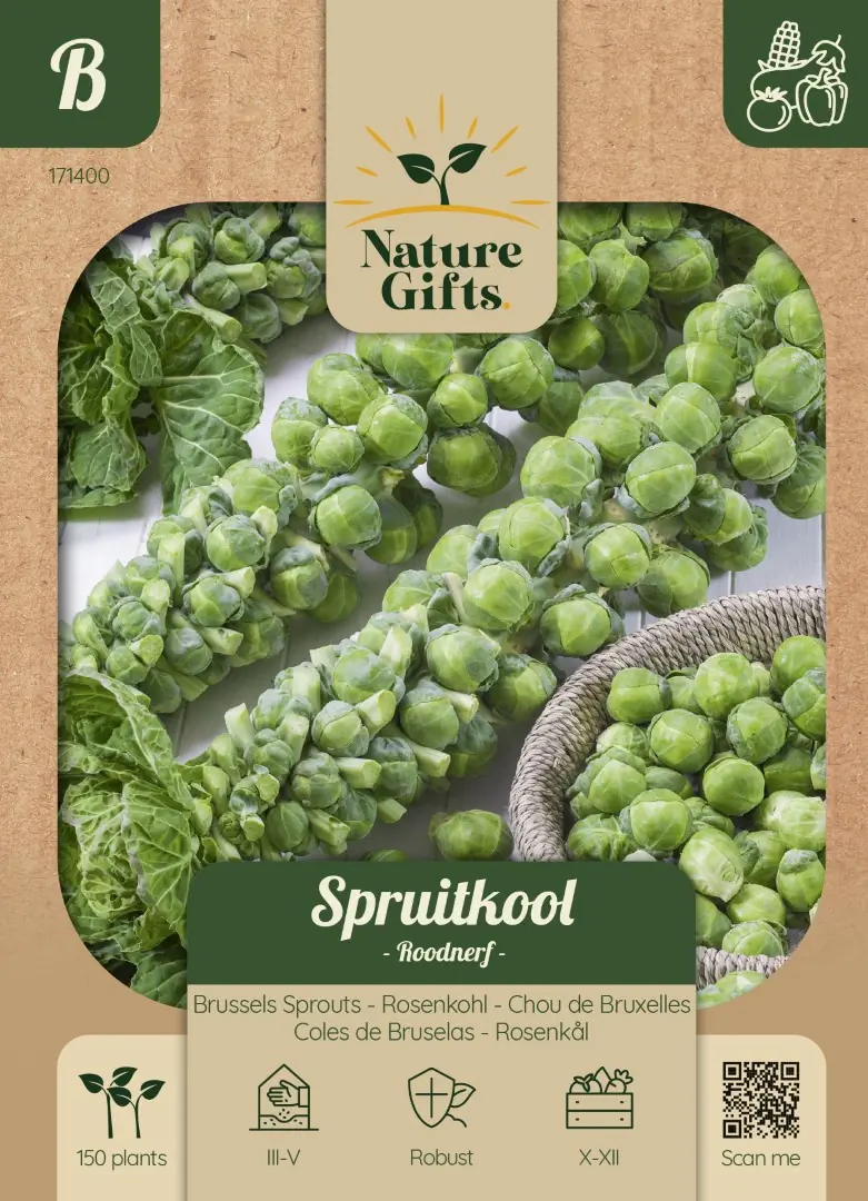 Spruitkool Roodnerf groentenzaad Nature Gifts Baltus