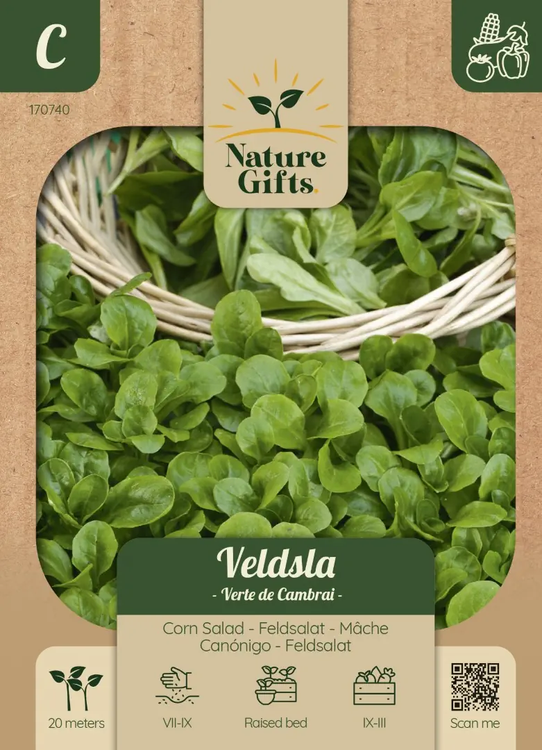 Veldsla Verte de Cambrai groentenzaad Nature Gifts Baltus