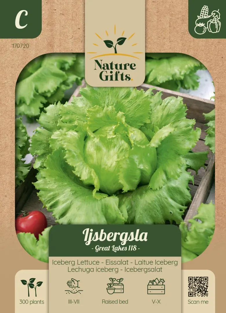 IJsbergsla Great Lakes 118 groentenzaad Nature Gifts Baltus