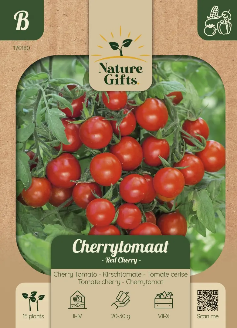 Cherrytomaat Red Cherry groentenzaad Nature Gifts Baltus