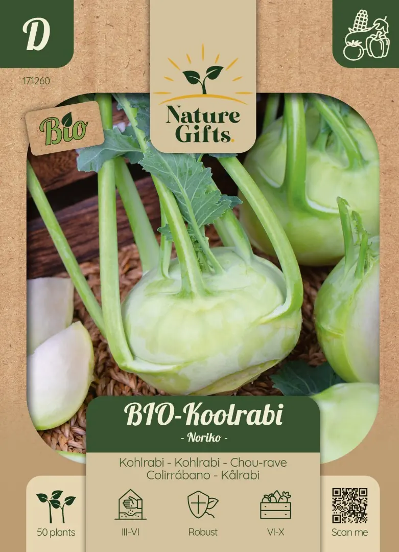 BIO Koolrabi Noriko groentenzaad Nature Gifts Baltus