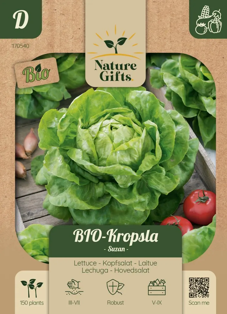 BIO Kropsla Suzan groentenzaad Nature Gifts Baltus