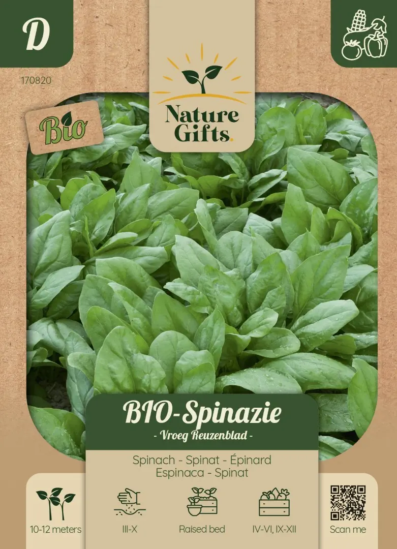 BIO Spinazie groentenzaad Nature Gifts Baltus