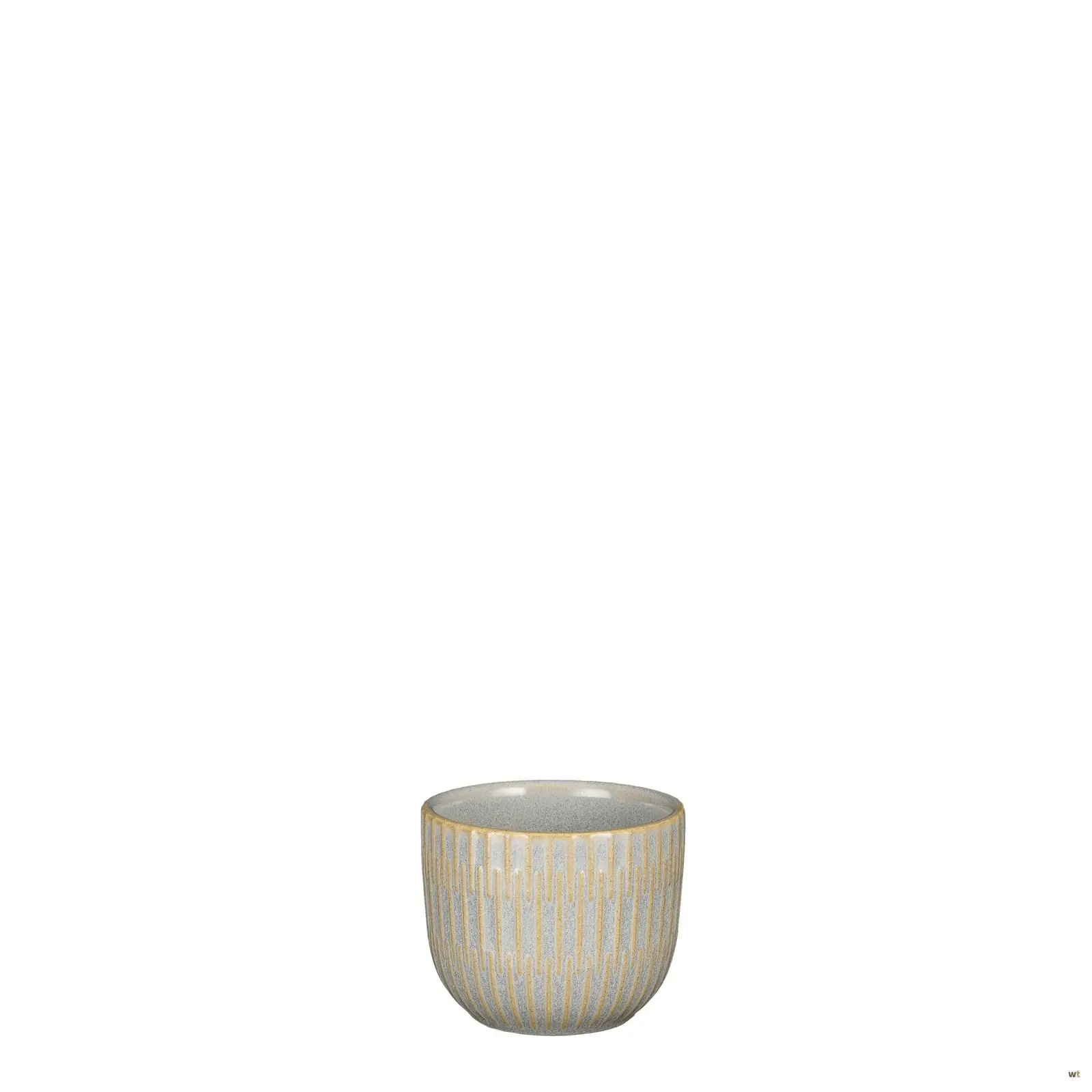 Sara pot rond oker mat H6 x D7,5 cm Mica Decorations