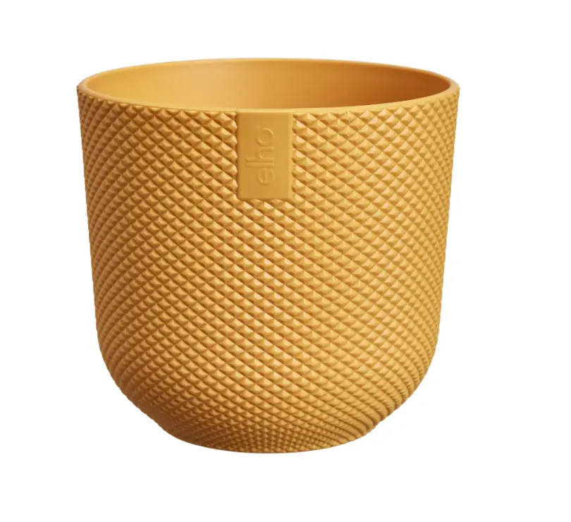 Jazz rond mini 9 cm amber geel bloempot elho