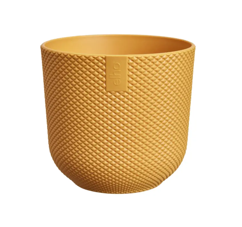 Jazz rond mini 11 cm amber geel bloempot elho
