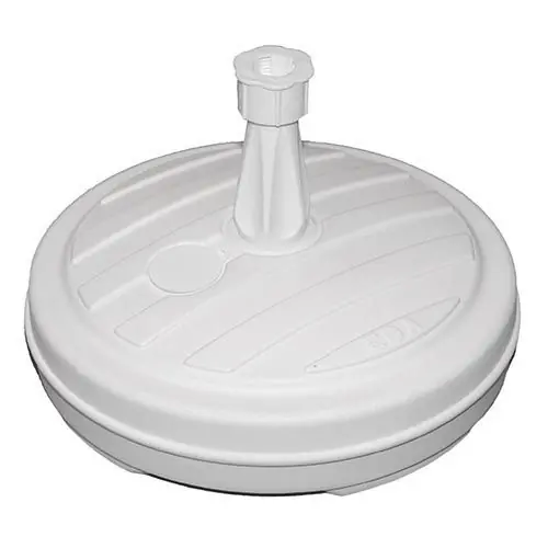 Universele Stokparasolvoet vulvoet Nampook 25kg wit, geschikt voor alle zeer kleine stokparasols