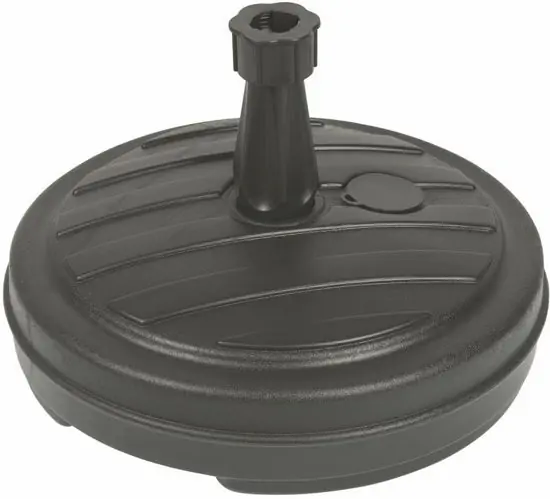 Universele Stokparasolvoet vulvoet Nampook 25kg zwart, geschikt voor alle zeer kleine stokparasols