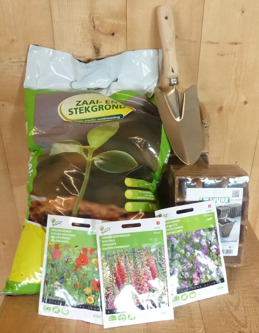 Cadeaupakket wilde zomerbloemen zadenpakket drie soorten Warentuin Mix