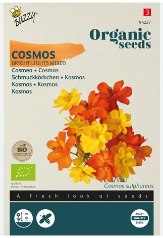 Seeds cosmos bright lights mix 0.5 gram Buzzy