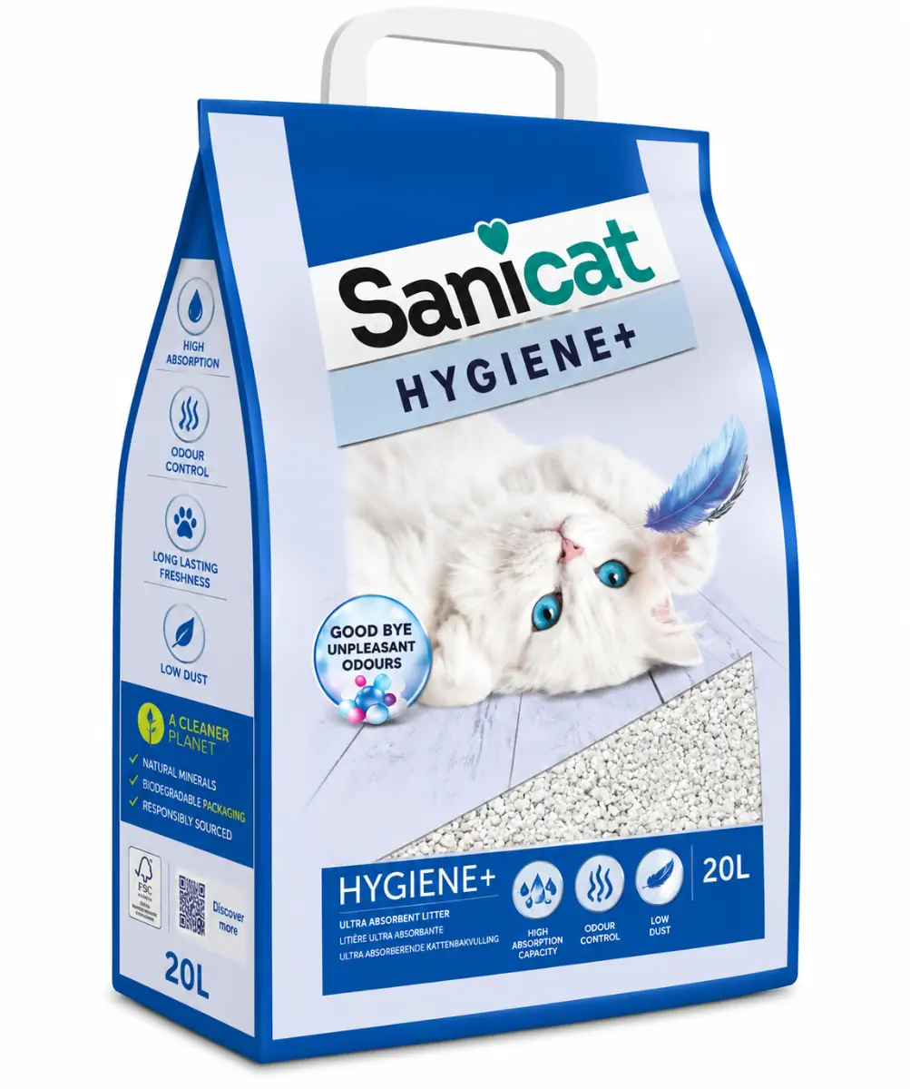 Sanicat Hygiëne+ kattenbakvulling 20 liter