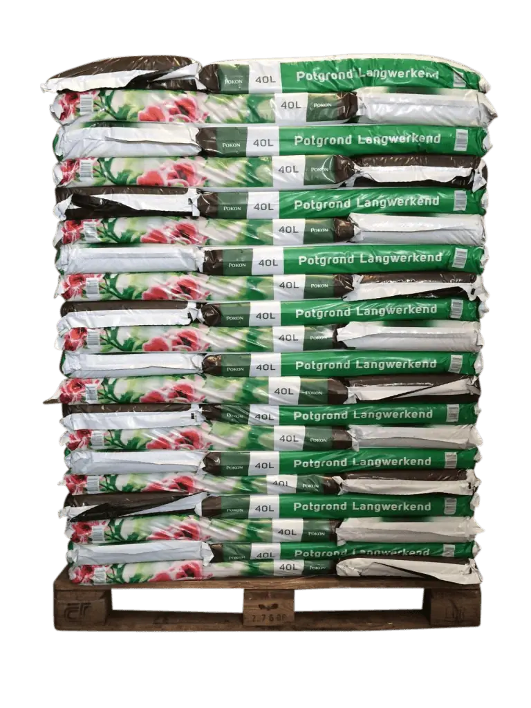 Pallet Potgrond langwerkend 2.400 liter Pokon